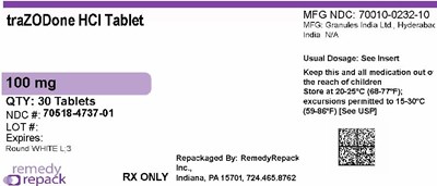 Mm2 (Trazodone HCl 100mg 70518 4737 01)